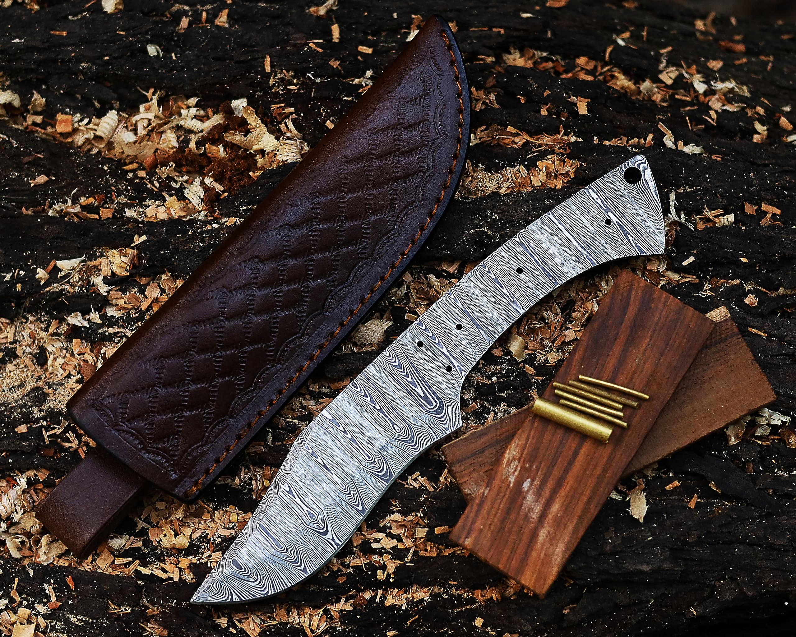 Amazon.co.jp: SOGO KNIVES ダマスカスナイフ製作キット DIY